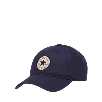 Navy twill baseball cap
